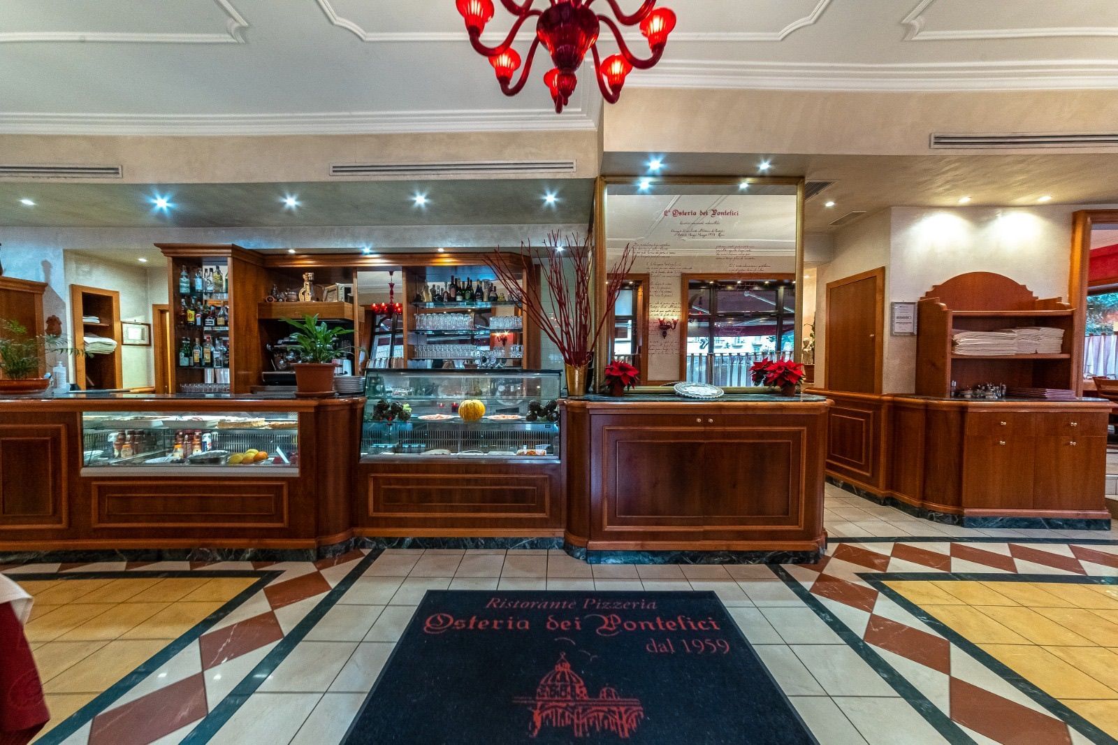 cassa e bancone ristorante
