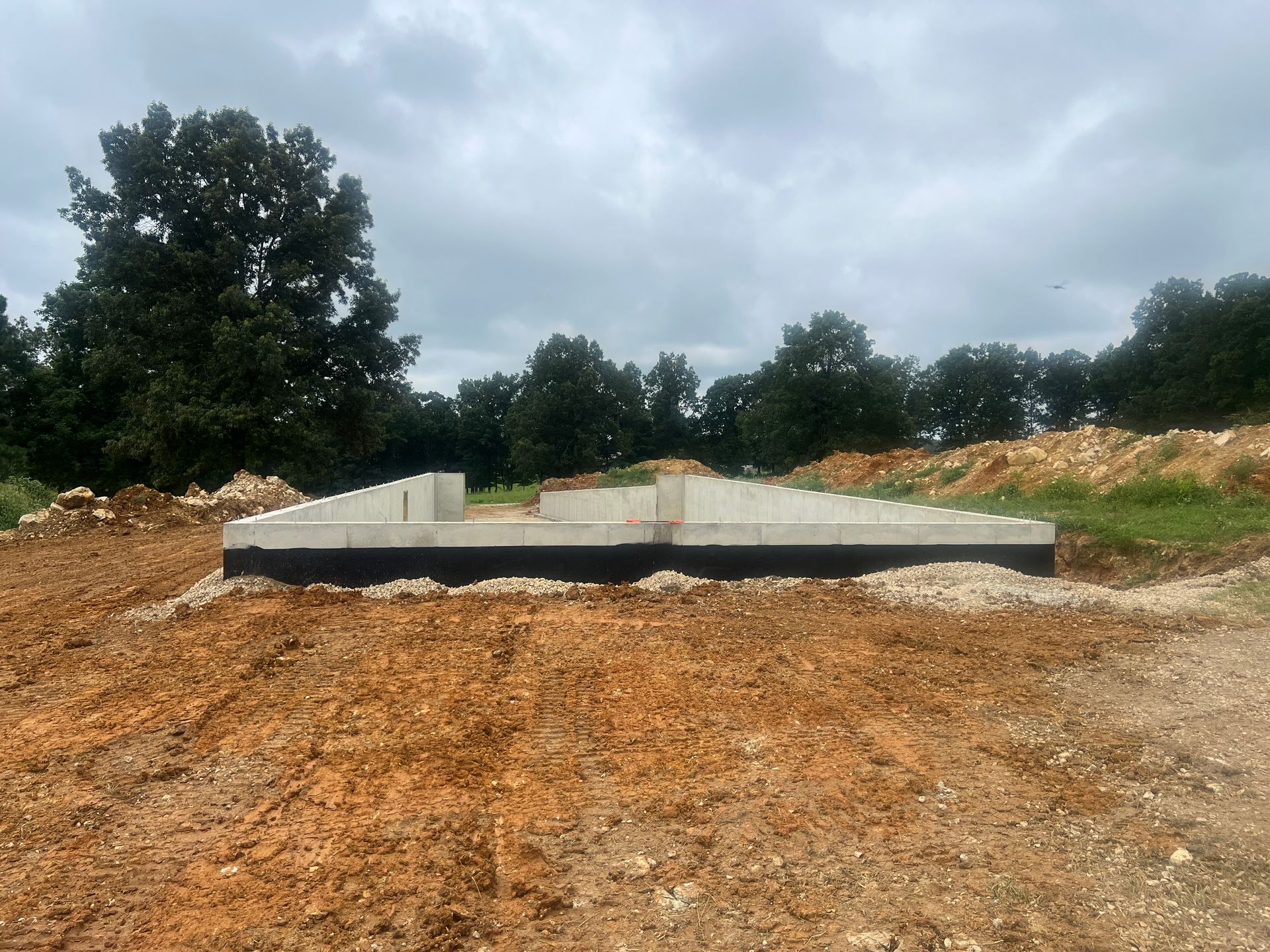 Concrete basement 