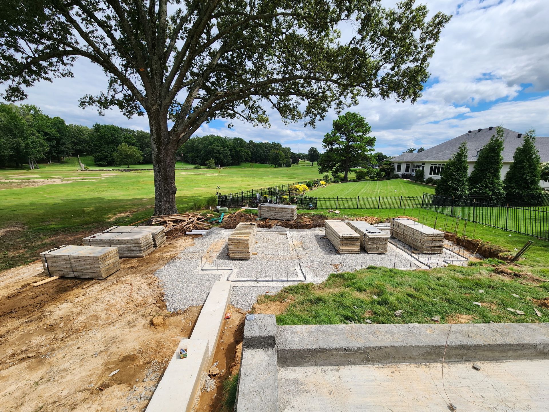 Concrete ground work 
