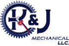 A logo for a company called k & j mechanical llc