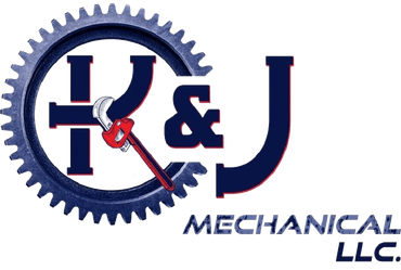 A logo for a company called k & j mechanical llc