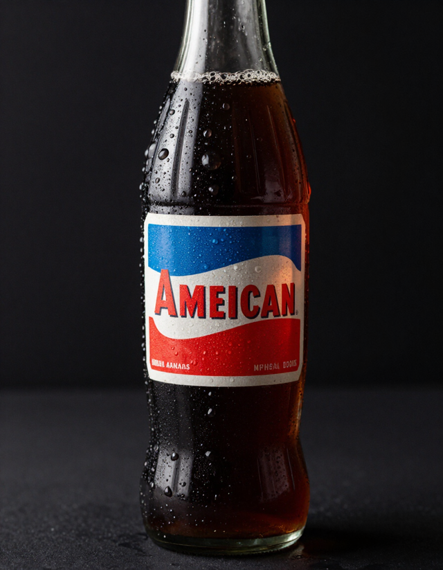 Americana classic soda bottle