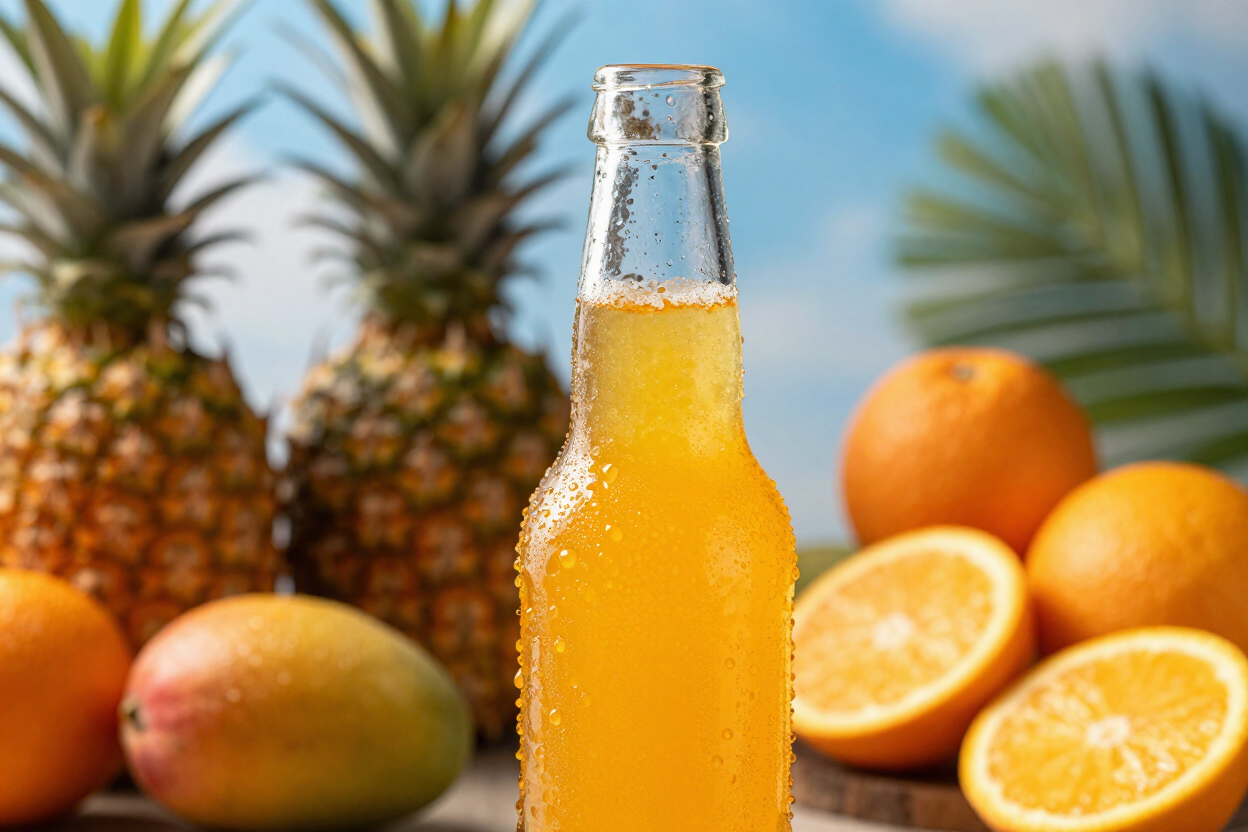 Pacific Fruit Soda editorial scene
