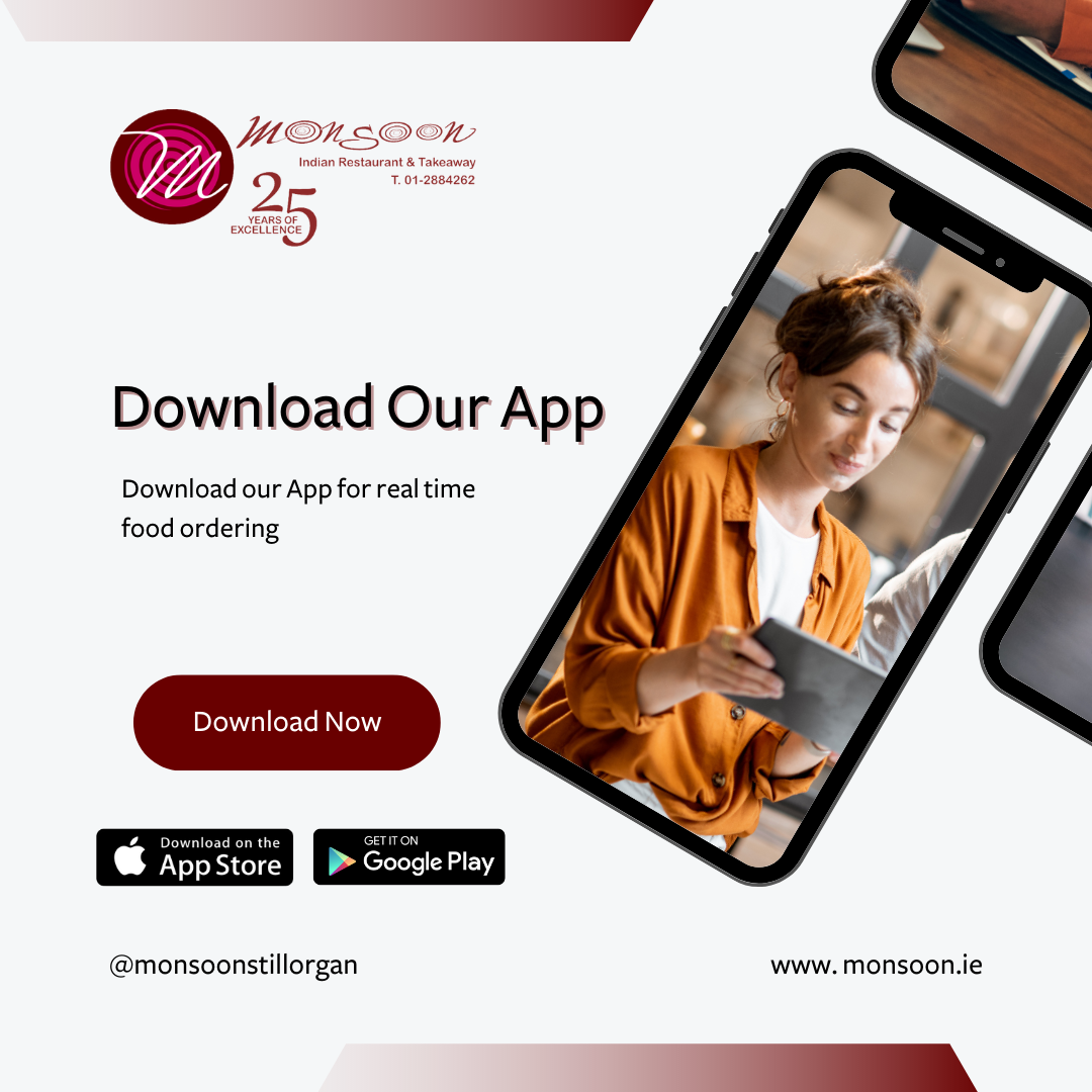 ONLINE FOOD ORDERING MOBILE APP - Monsoon Stillorgan