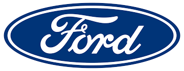 Ford logo in white script inside a blue oval with a white border.