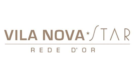 Logo Vila Nova Star - Rede D'Or, hospital de atuação do Dr. Fernando Flores