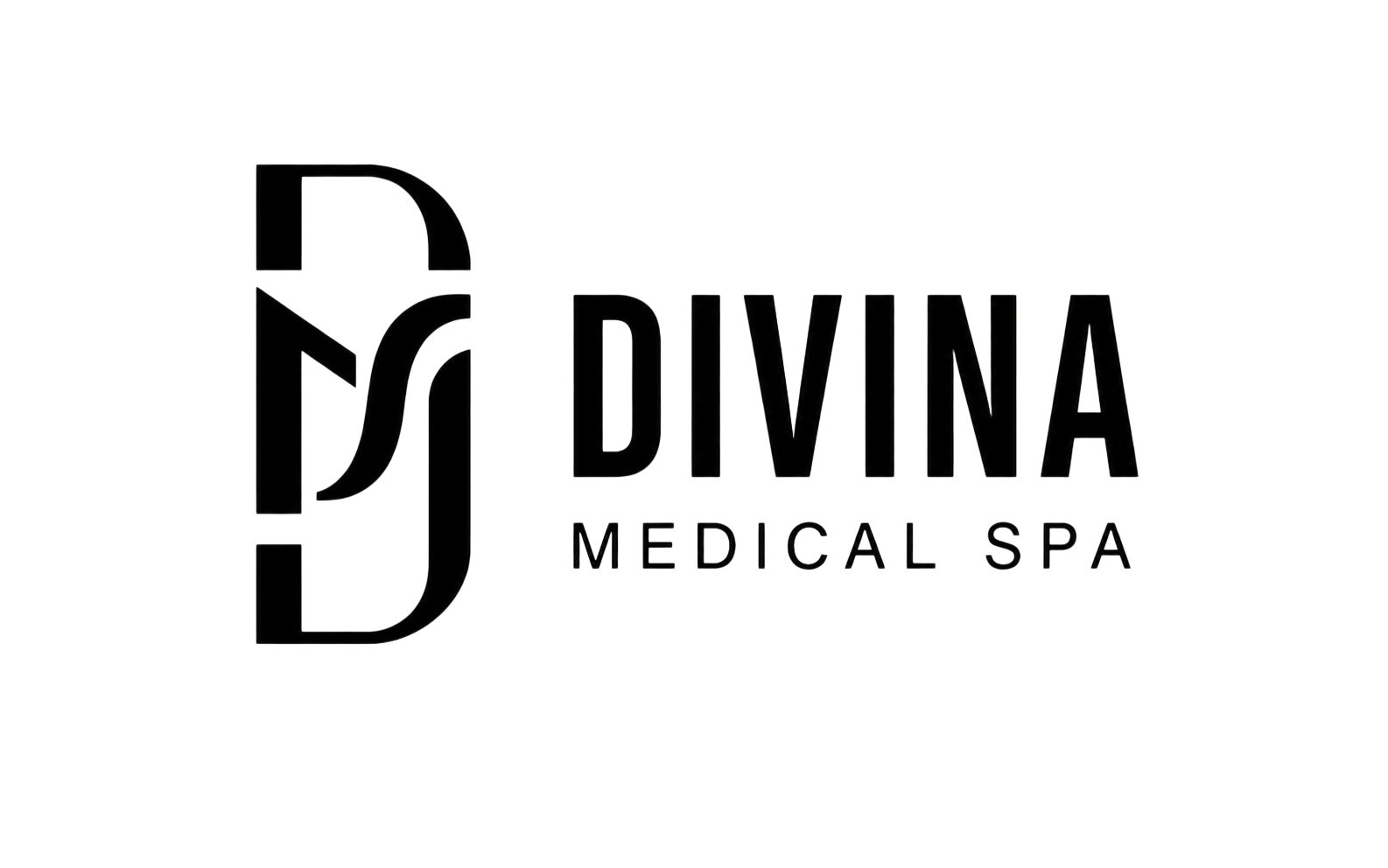 El logotipo de la clínica de cirugía plástica y láser Divina Essenza.