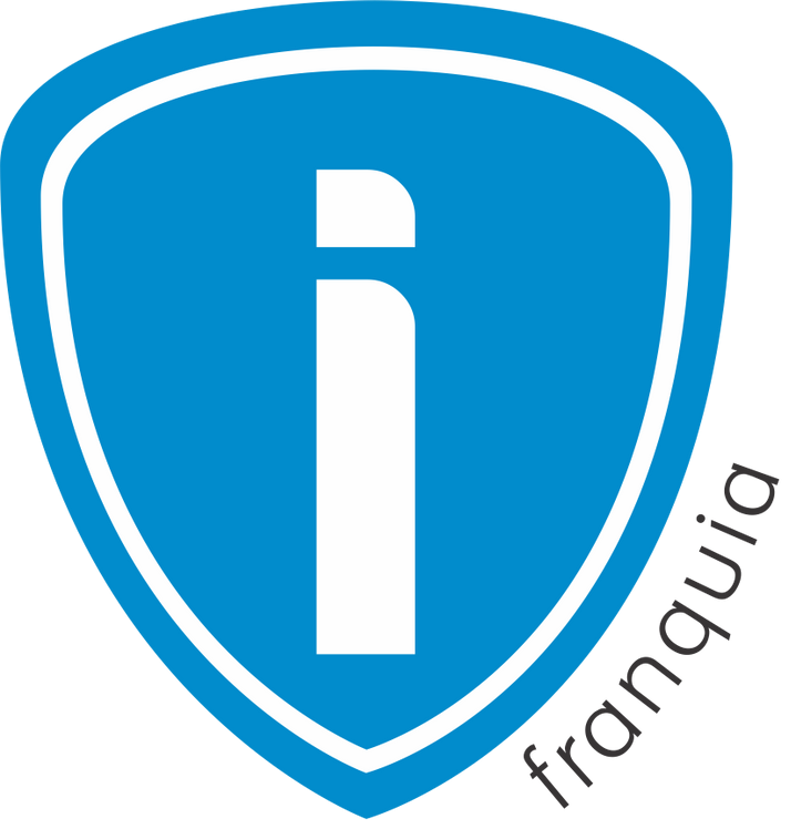Escudo azul com um