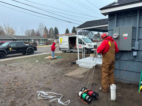Edison Electric van - Missoula Electrician responding to emergency call