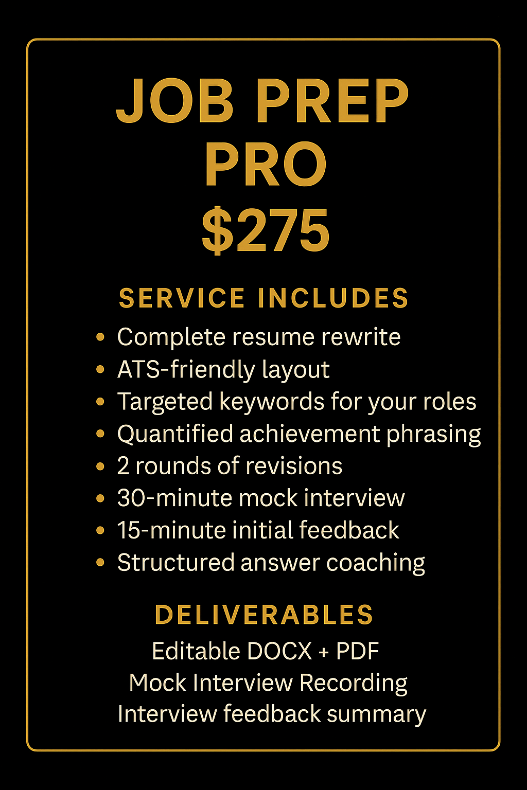 Job Prep Pro