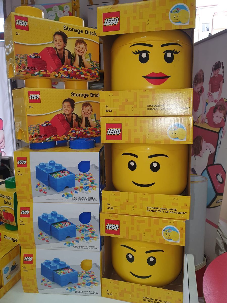 storage brick Lego di vari colori