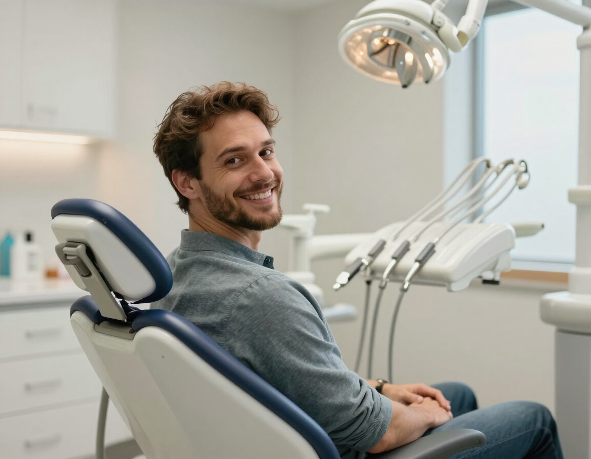 Patient smiling after cosmetic dental treatment at Southern Smiles of Cleveland in Cleveland, TN.