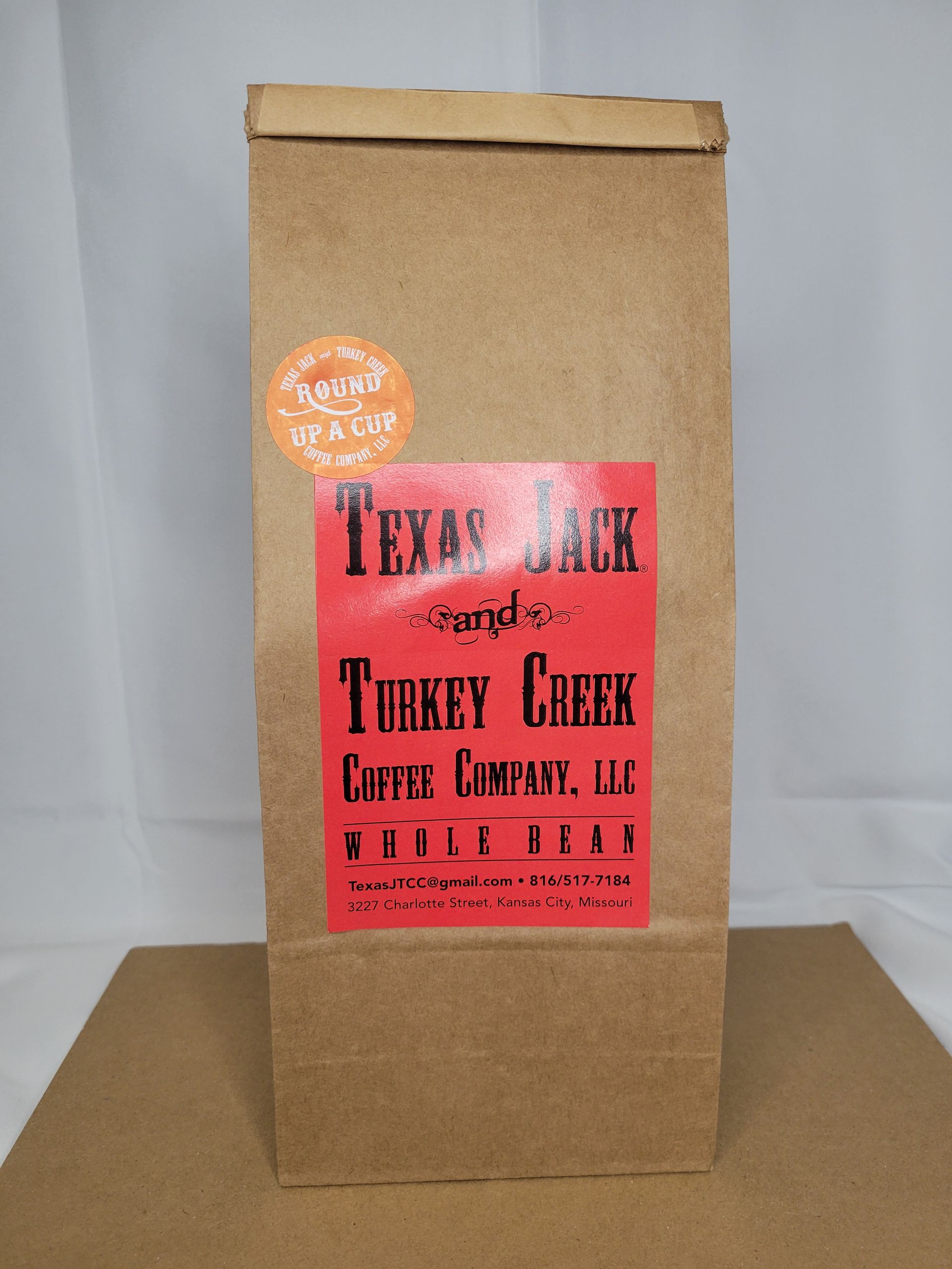Texas Jack & Turkey Creek Coffee 1 Pound Whole Bean