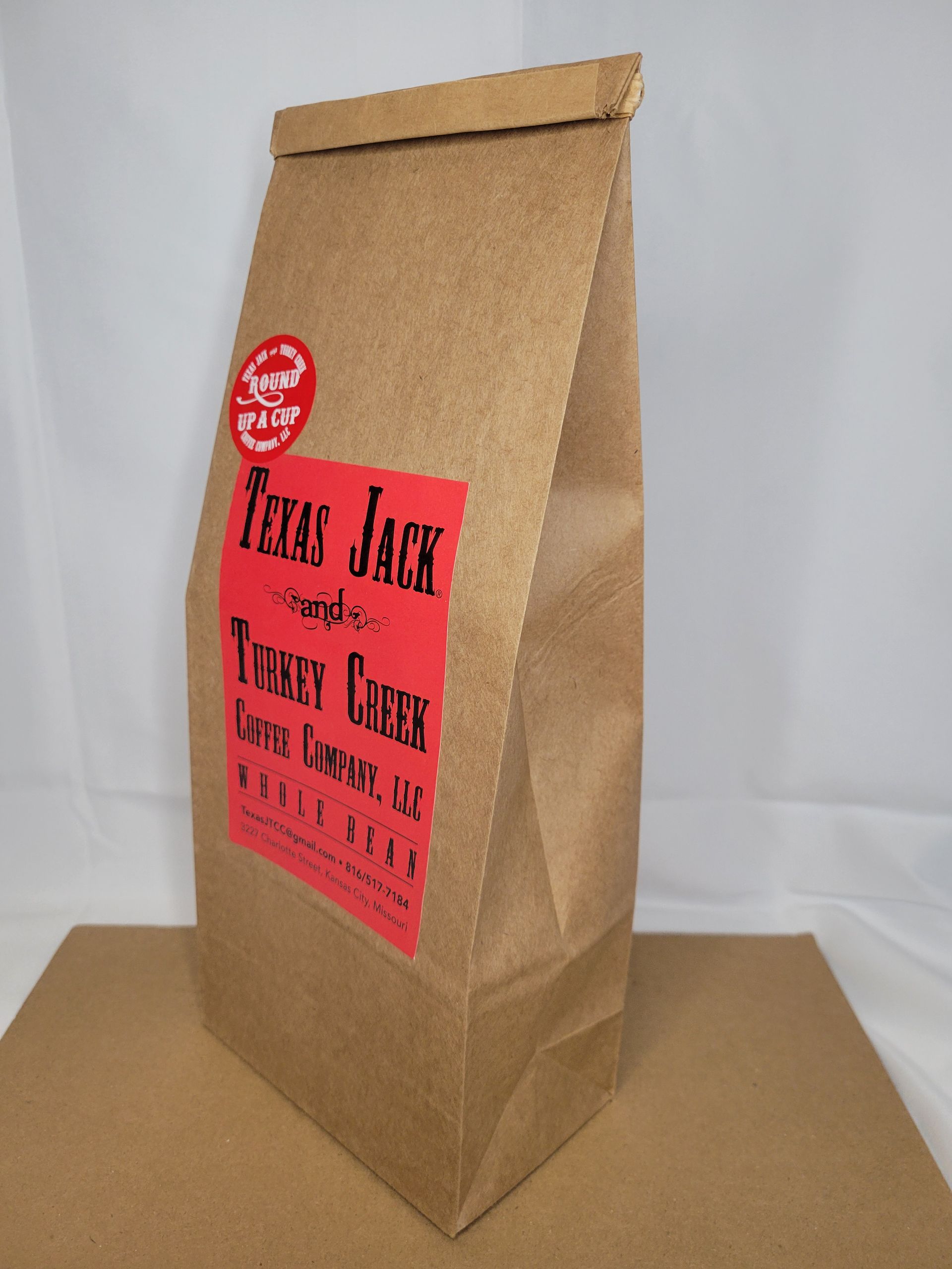 Texas Jack & Turkey Creek Coffee 1 Pound Whole Bean