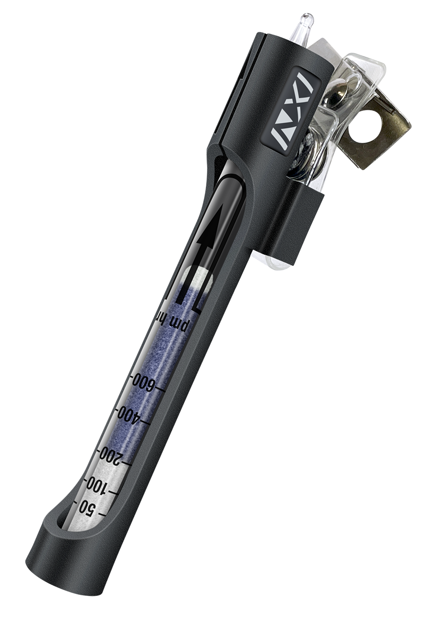 A Nextteq® Dosimeter Tube in a Nextteq® Dosimeter Tube Holder.