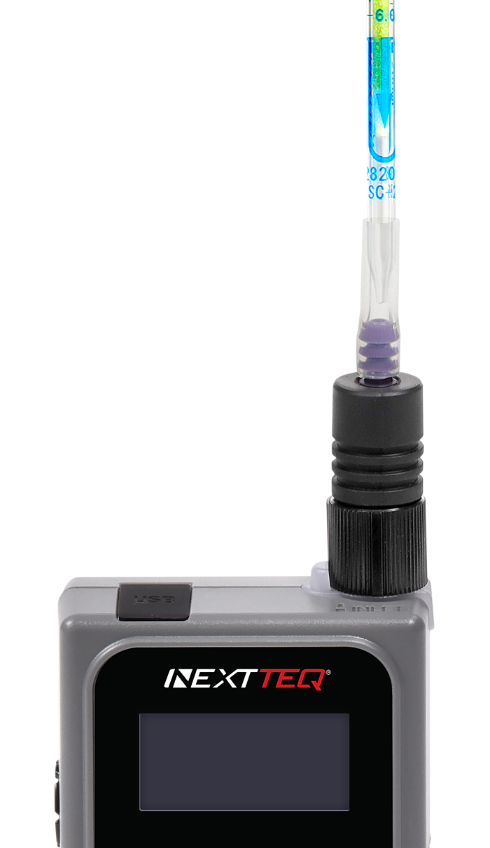 A Nextteq® Continuous Monitoring (IAQ) device.