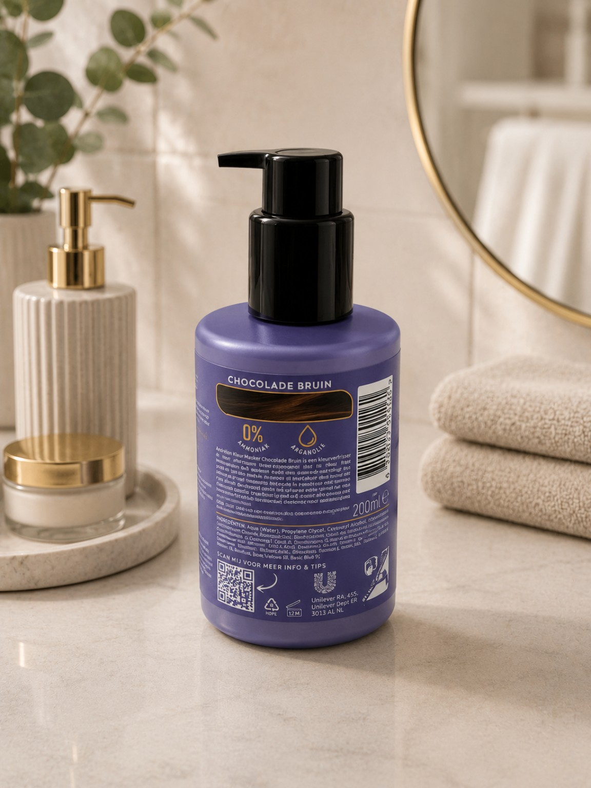 Andrélon Kleur Masker Chocolade Bruin – 200 ml