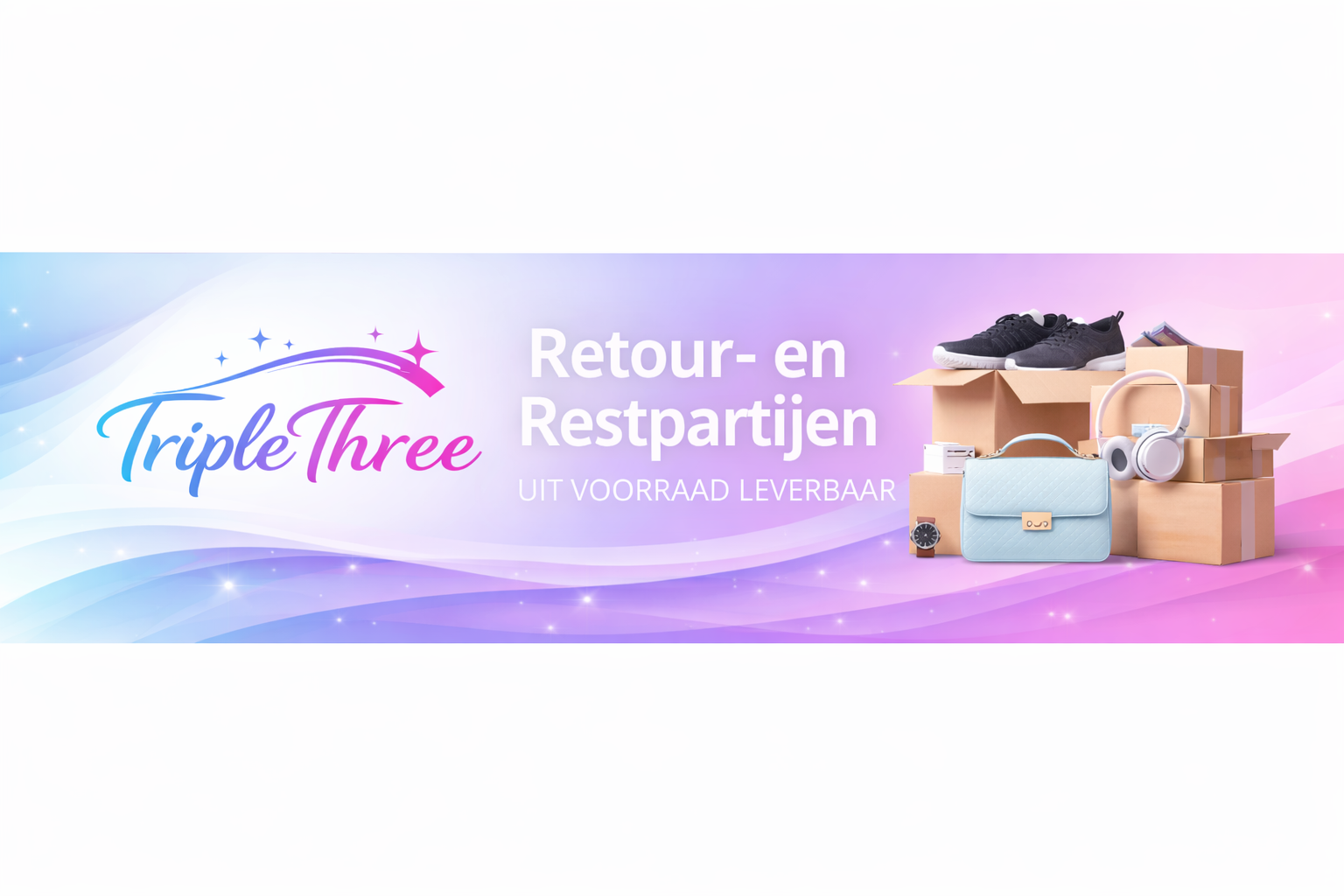 Banner voor Triple Three.