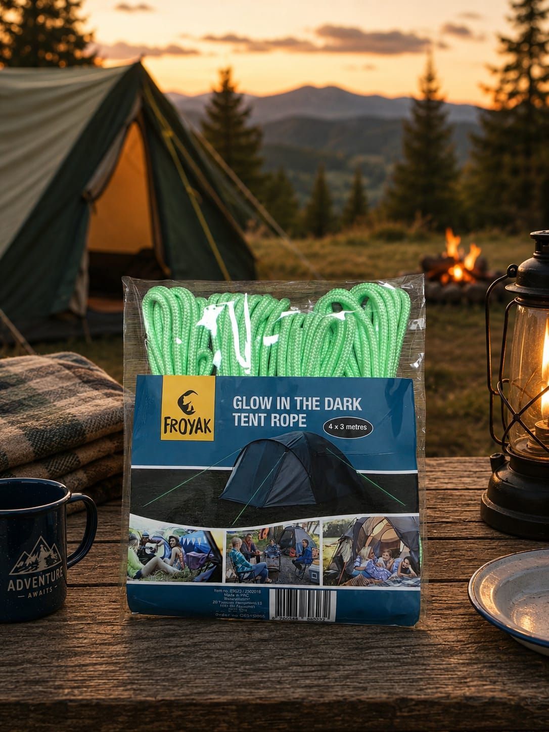 ?️ Glow in the Dark Scheerlijnen voor Tent – Nieuw! ?