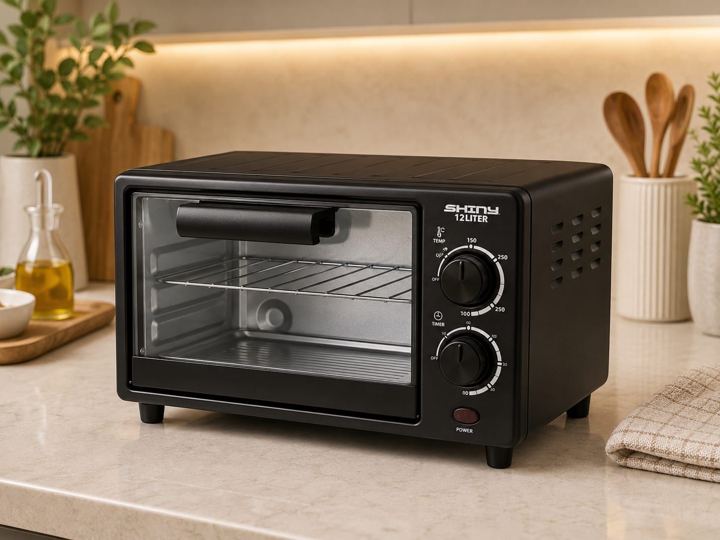 SHINY Elektrische Oven 12 Liter