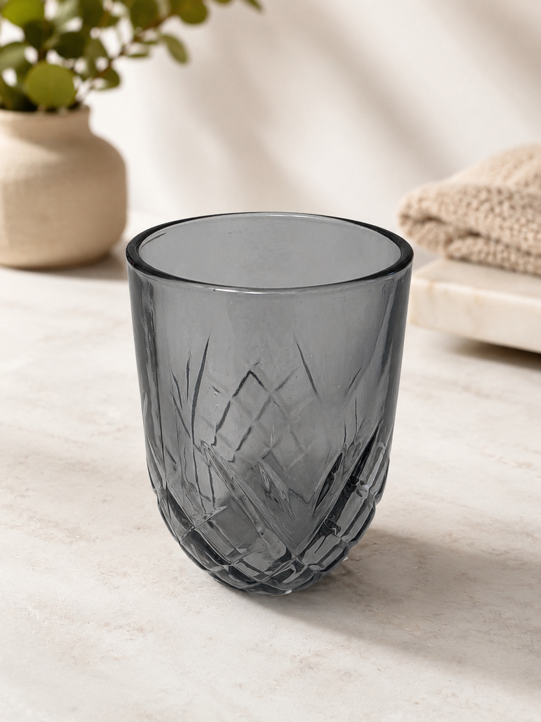 Glazen Drinkbekers – Smoke Grijs