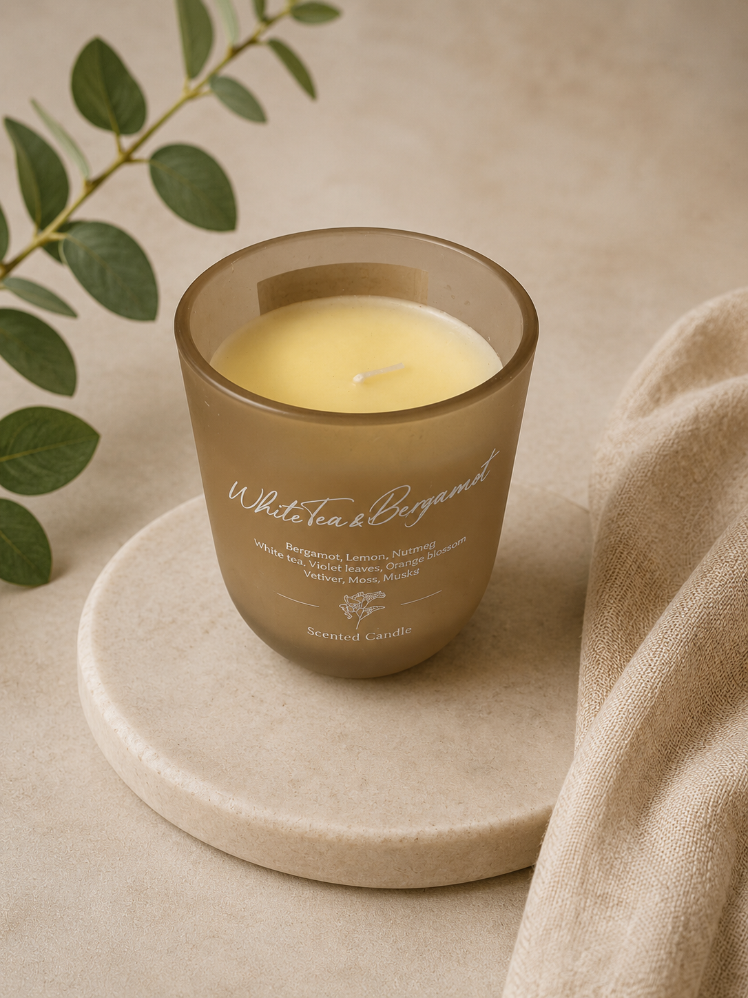 White Tea & Bergamot Geurkaars
