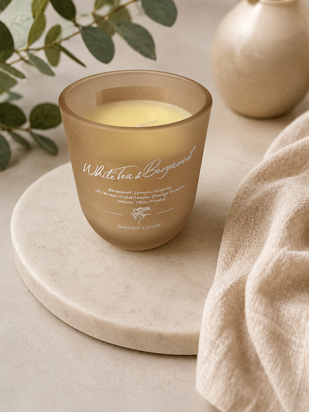 White Tea & Bergamot Geurkaars