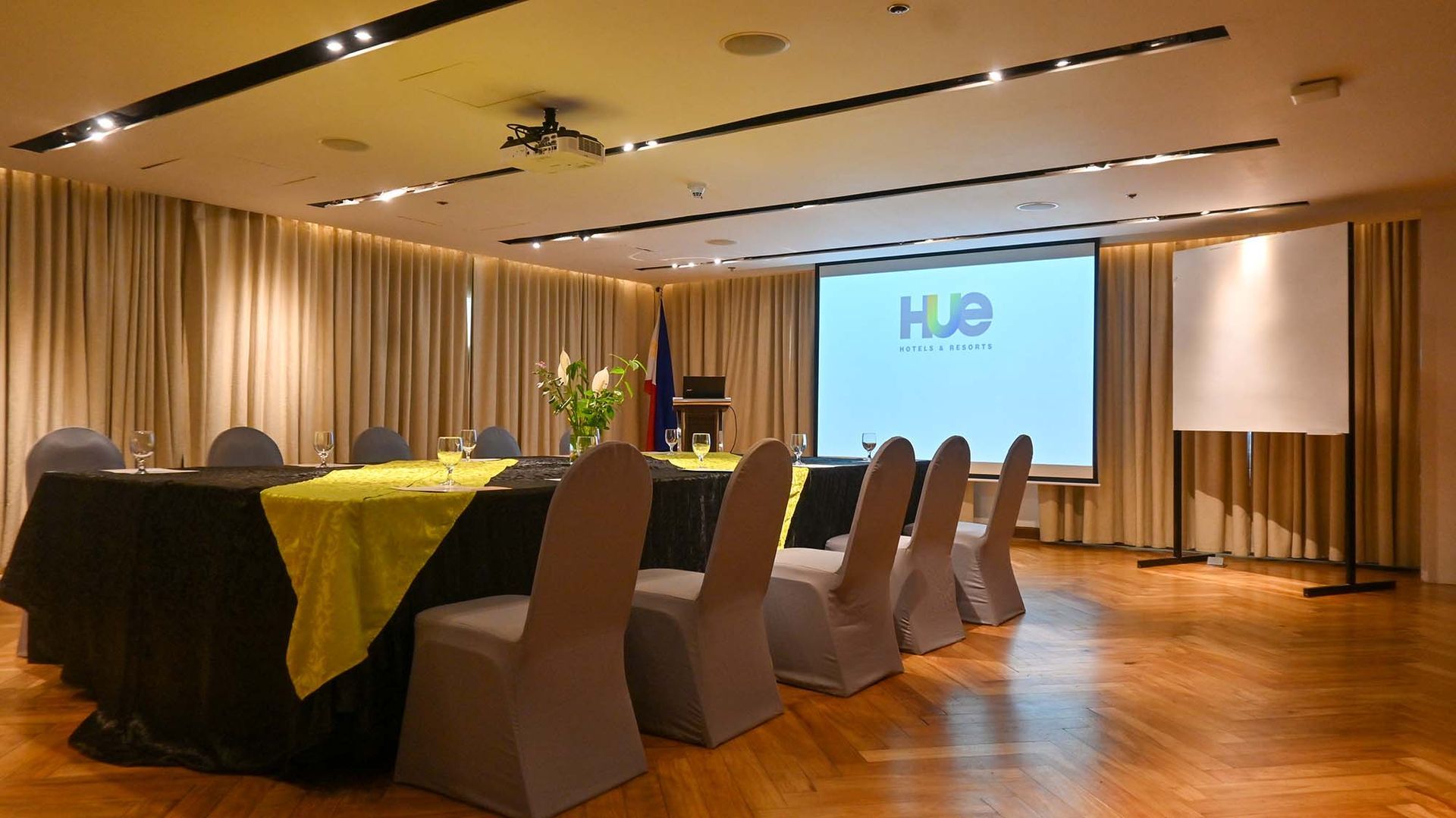 Boardroom setup at the best Puerto Princesa hotel