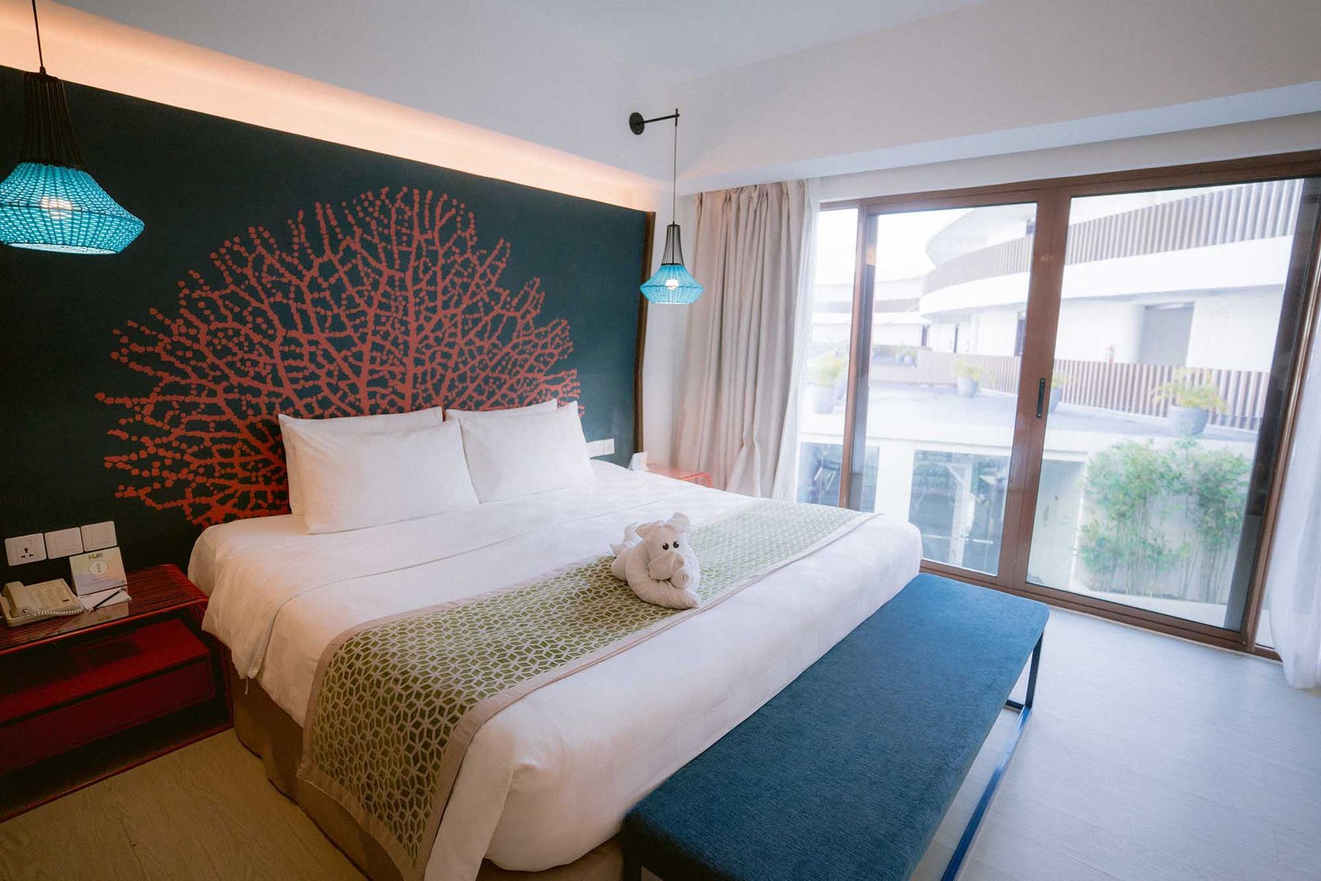 Deluxe room at a premier hotel in Boracay Station 2