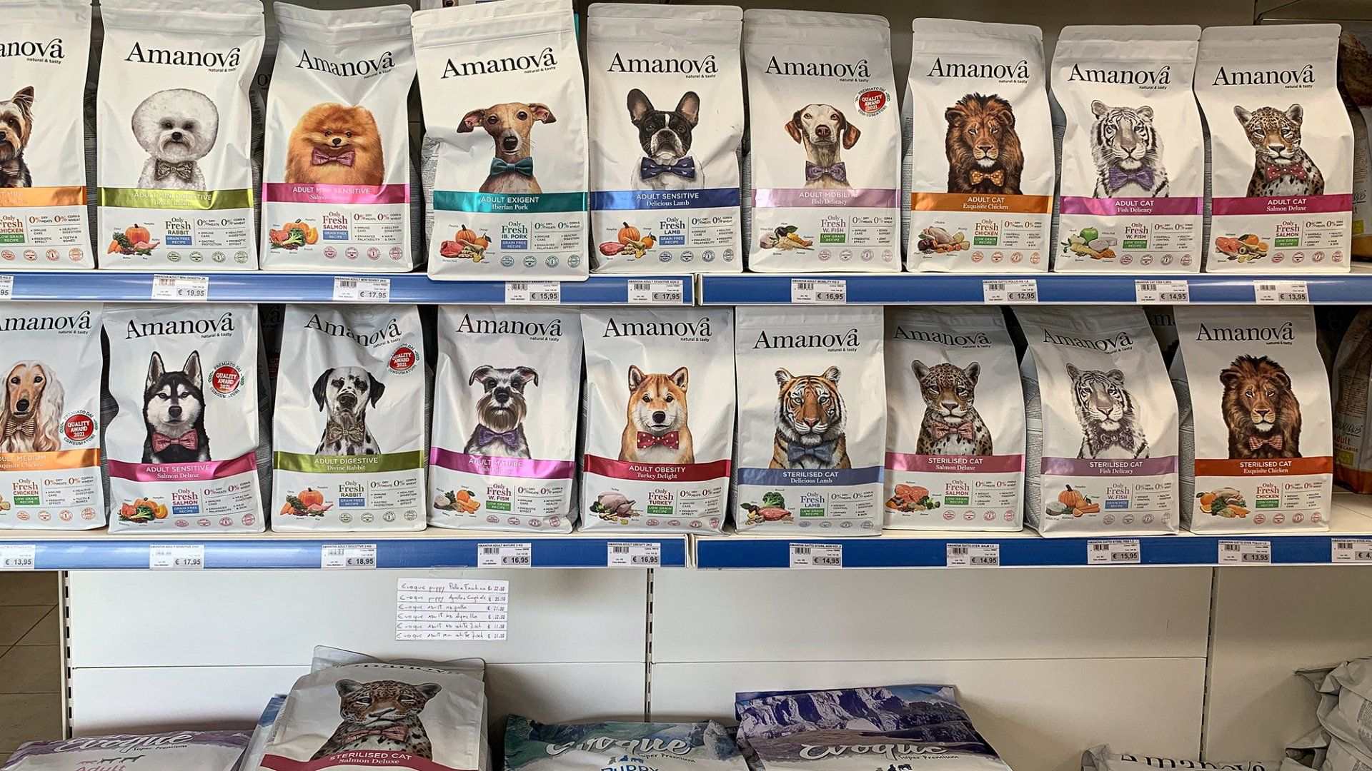 negozio di articoli per animali domestici