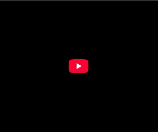 YouTube play button icon centered on a black background