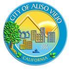 The seal of the city of alison viejo in california.