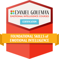 Daniel Goleman Emotional Intelligence Courses certification badge, with “Foundational Skills of Emotional Intelligence” banner
