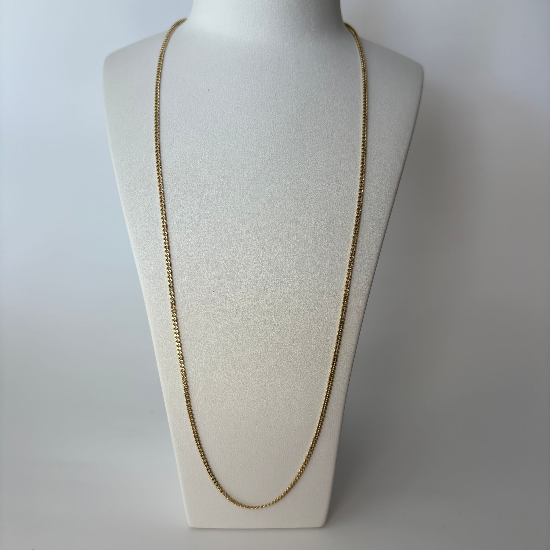 Gourmette , 60 centimeter, 14 krt, veerring