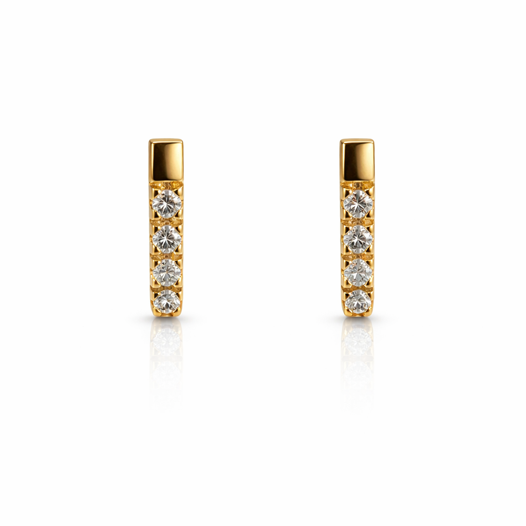 Oorstekers alliance diamant 6/0.03ct H/SI 14k goud Juwelier Schouten Middenwaard