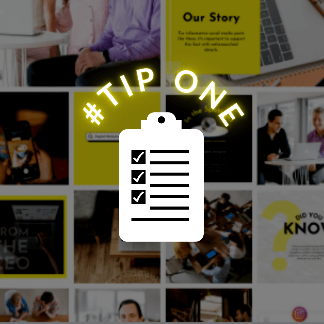 tip one of 4 tips to boost your social media presence