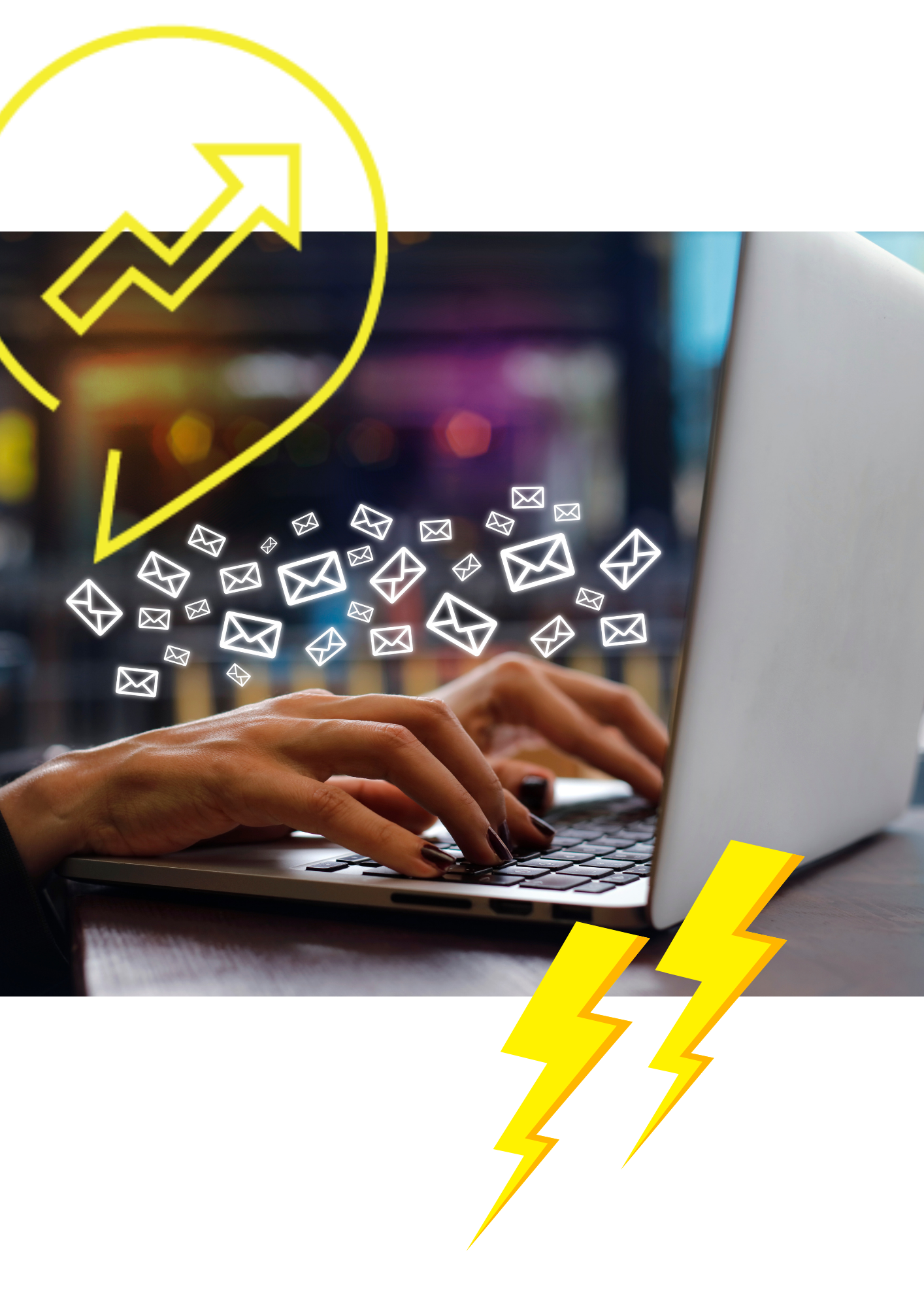 Apex Ad Agency's Email Marketing - A woman using a laptop to power effective email campaigns.