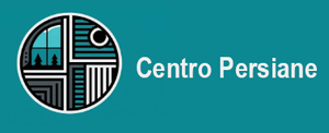 Logo per Centro Persiane su sfondo verde petrolio, con una finestra circolare in bianco e nero.