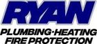Blue "RYAN" logo with "PLUMBING &bull; HEATING &bull; FIRE PROTECTION" text.
