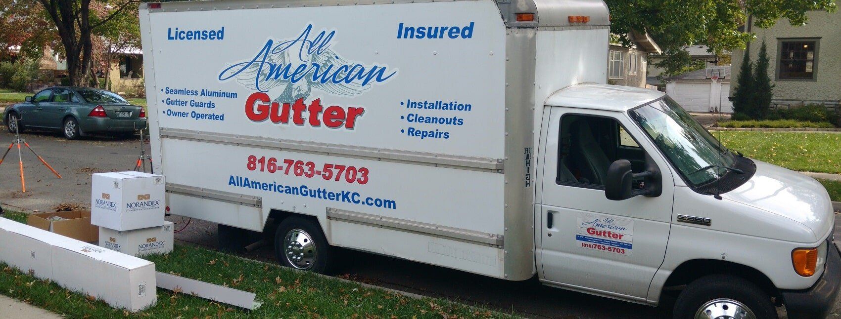 All American Gutters service car — Gutters in Kansas City, MO