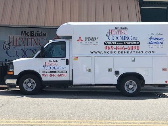 McBride Heating & Cooling van McBride Heating & Cooling van