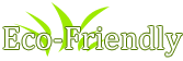 Eco-Friendly – Louisville, KY – Wayne's Lawn Service Eco-Friendly text with green grass illustration in a light green outline.