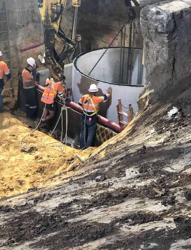 A Group Of Construction Workers Are Working On A Construction Site – Warrnambool, VIC - McKinnon Quarries & Civil
