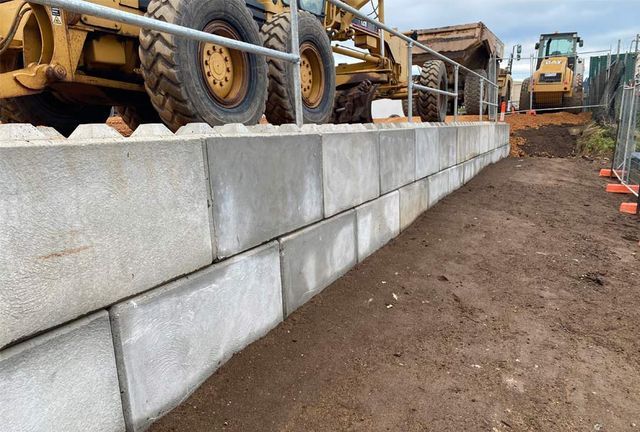 A Concrete Wall Is Being Built On A Construction Site – Warrnambool, VIC - McKinnon Quarries & Civil