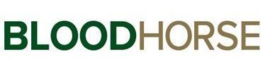 The logo for bloodhorse is green and brown on a white background.