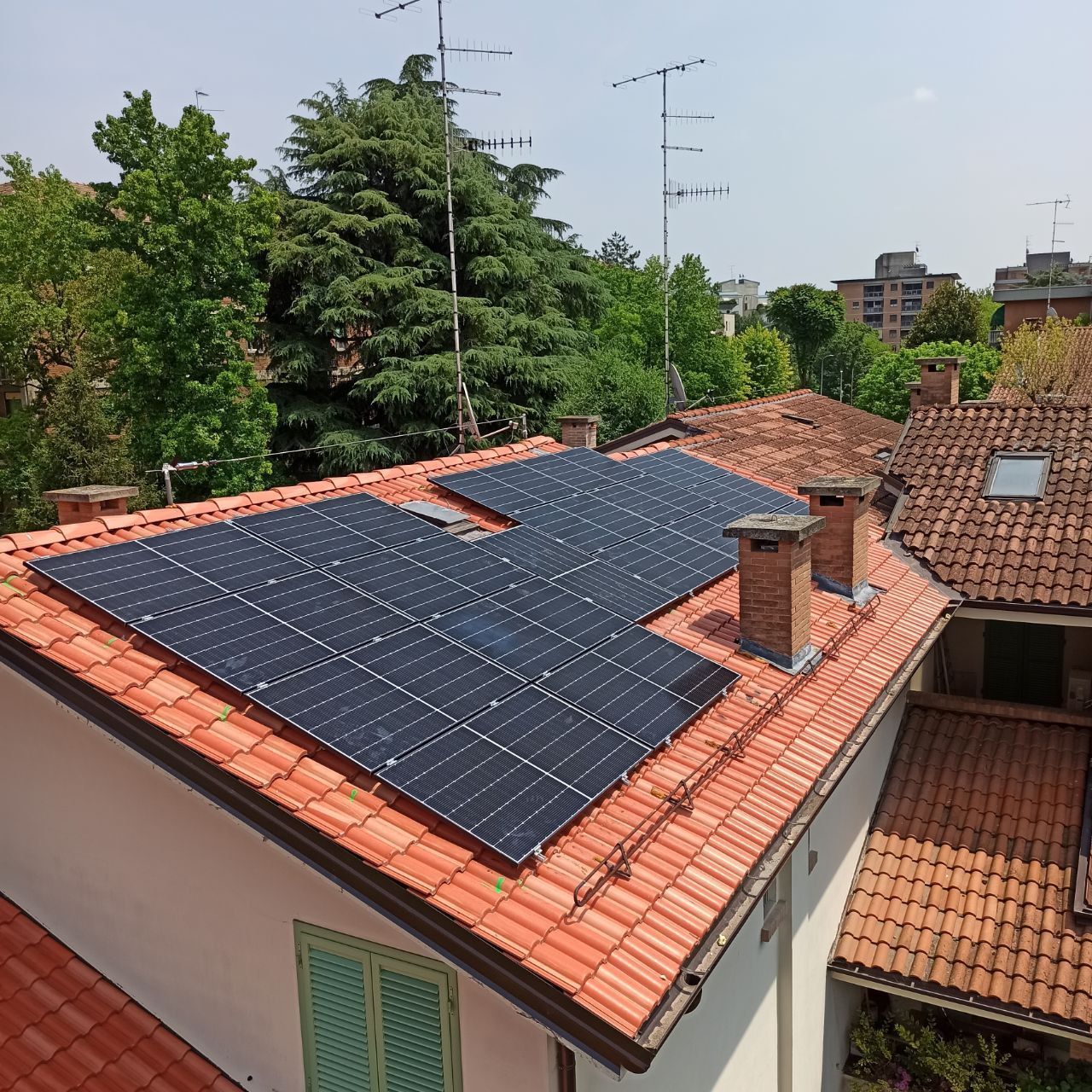Impianto fotovoltaico a Rolo