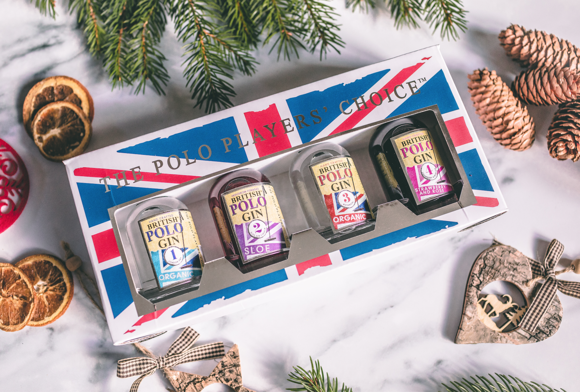 Miniature British Polo Gin Gift Pack