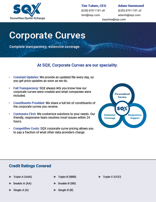 A fact sheet for corporate curves