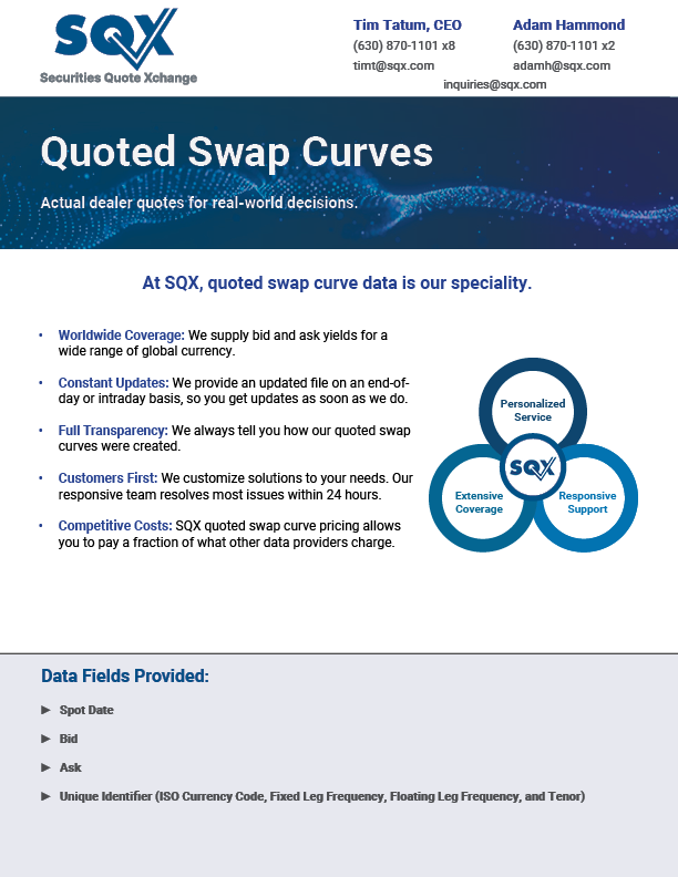 It is a brochure about quoted swap curves.
