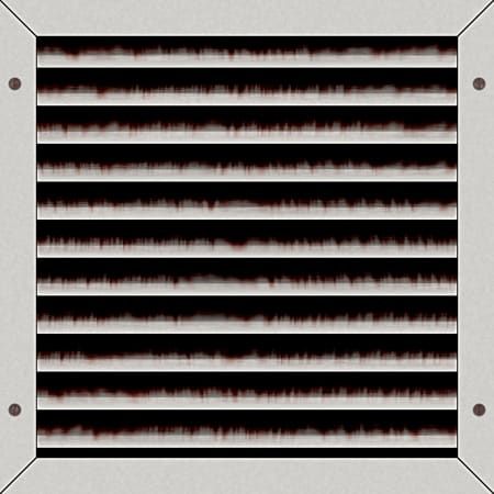 Square vent with horizontal slats Square vent with horizontal slats